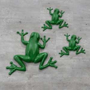 Leaper Frog -  Garden Wall Décor (Set of 3)