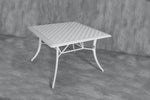 Vega Diamond  Aluminium Outdoor Square Table