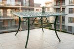 Vega Floral  Aluminium Outdoor Square Table