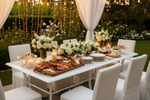 Vega Diamond Aluminium Outdoor Rectangle Table