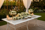 Vega Diamond Aluminium Outdoor Rectangle Table