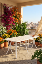 Vega Diamond Aluminium Outdoor Rectangle Table