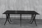 Vega Diamond Aluminium Outdoor Rectangle Table