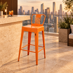 Nebula Bar Stool with Backrest