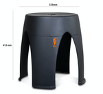 Nebula Aluminium Round Stool