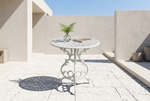Vela Small Flower Aluminium Table