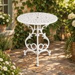 Vela Small Flower Aluminium Table