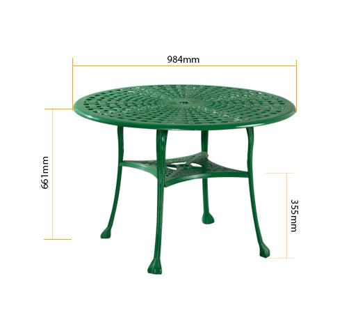 Orion Outdoor Set of 1Table with 3Chairs