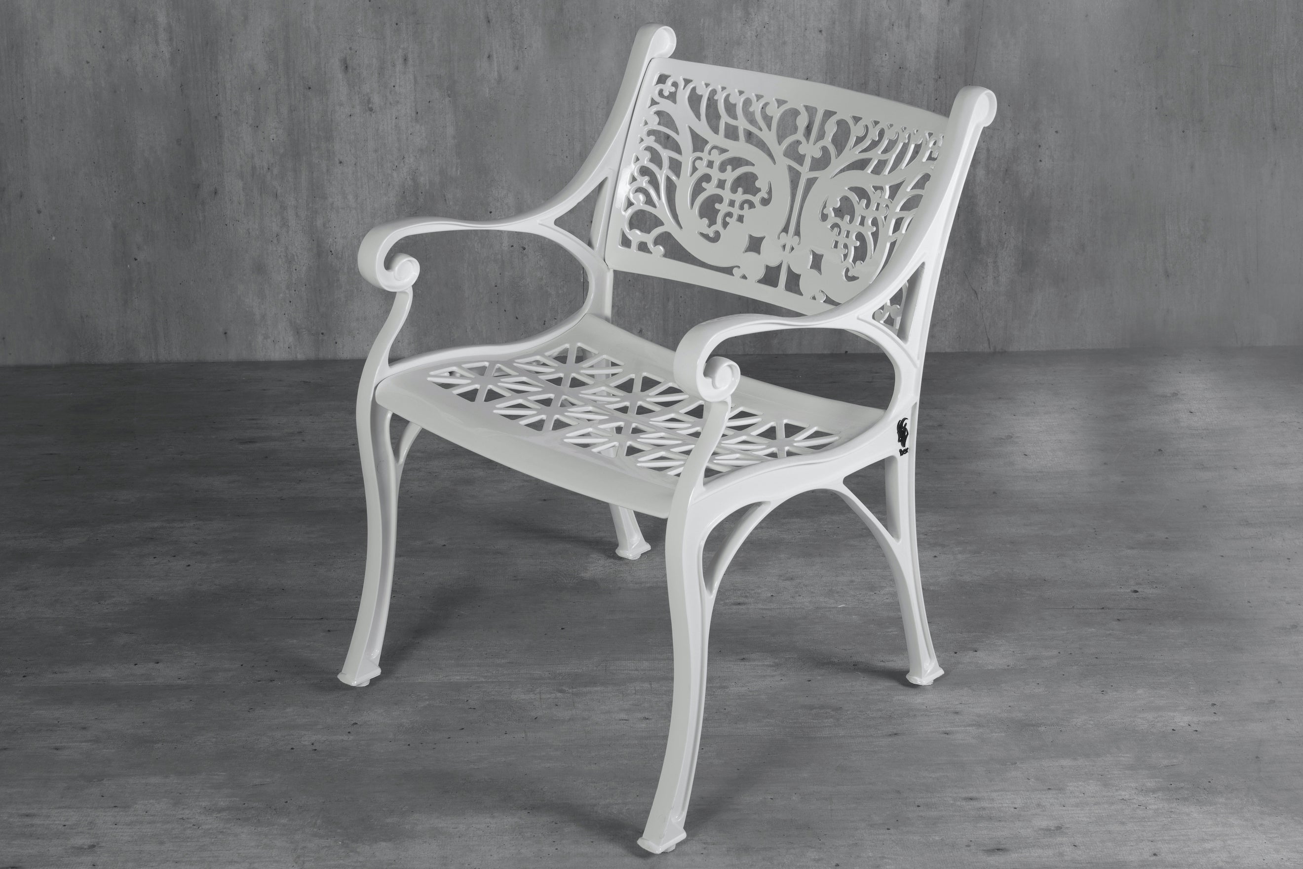 Vega Floral Aluminium Outdoor Chair